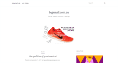 Desktop Screenshot of bigsmall.com.au